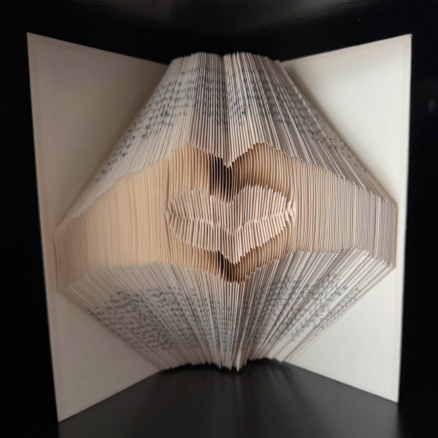 Book Art - HEART HANDS