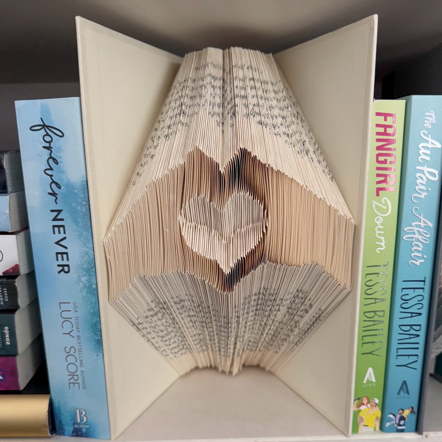 Book Art - HEART HANDS