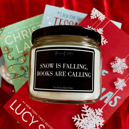 Candle - SNOW IS FALLING, BOOKS ARE CALLING